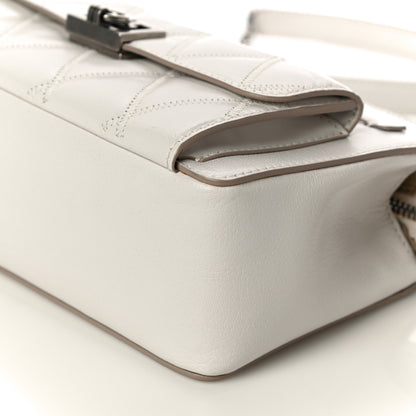 Givenchy Goatskin Diamond Quilted Pocket Crossbody White 9 of 14