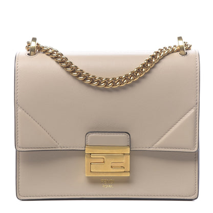 Fendi Vitello Grace Matte Small Kan U Shoulder Bag Nuvola 1 of 9