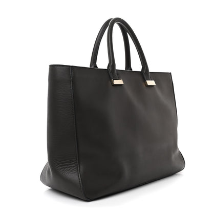 The Row Calfskin Day Luxe Tote Grey 4 of 10