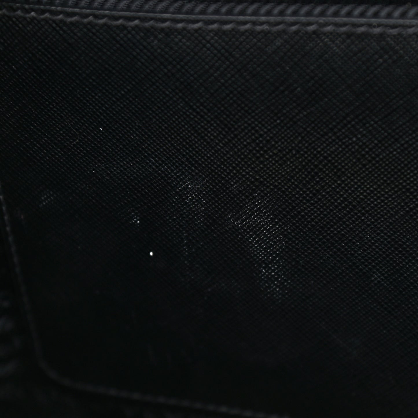 Saffiano Lux Large Galleria Double Zip Tote Black
