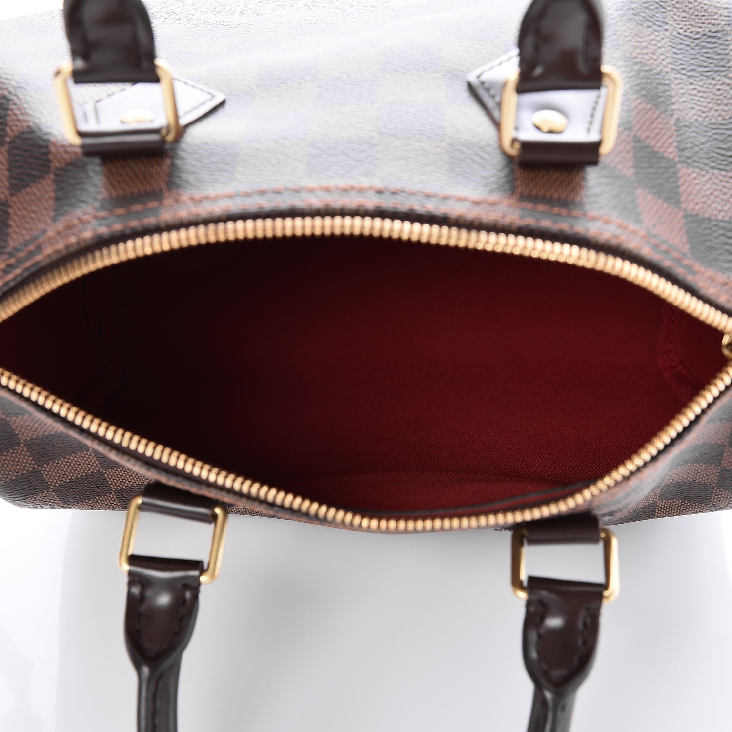 Louis Vuitton Damier Ebene Speedy Bandouliere 25 7 of 9