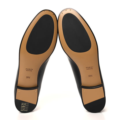 Gucci Calfskin Womens Jordaan Loafers 39.5 Black 5 of 8