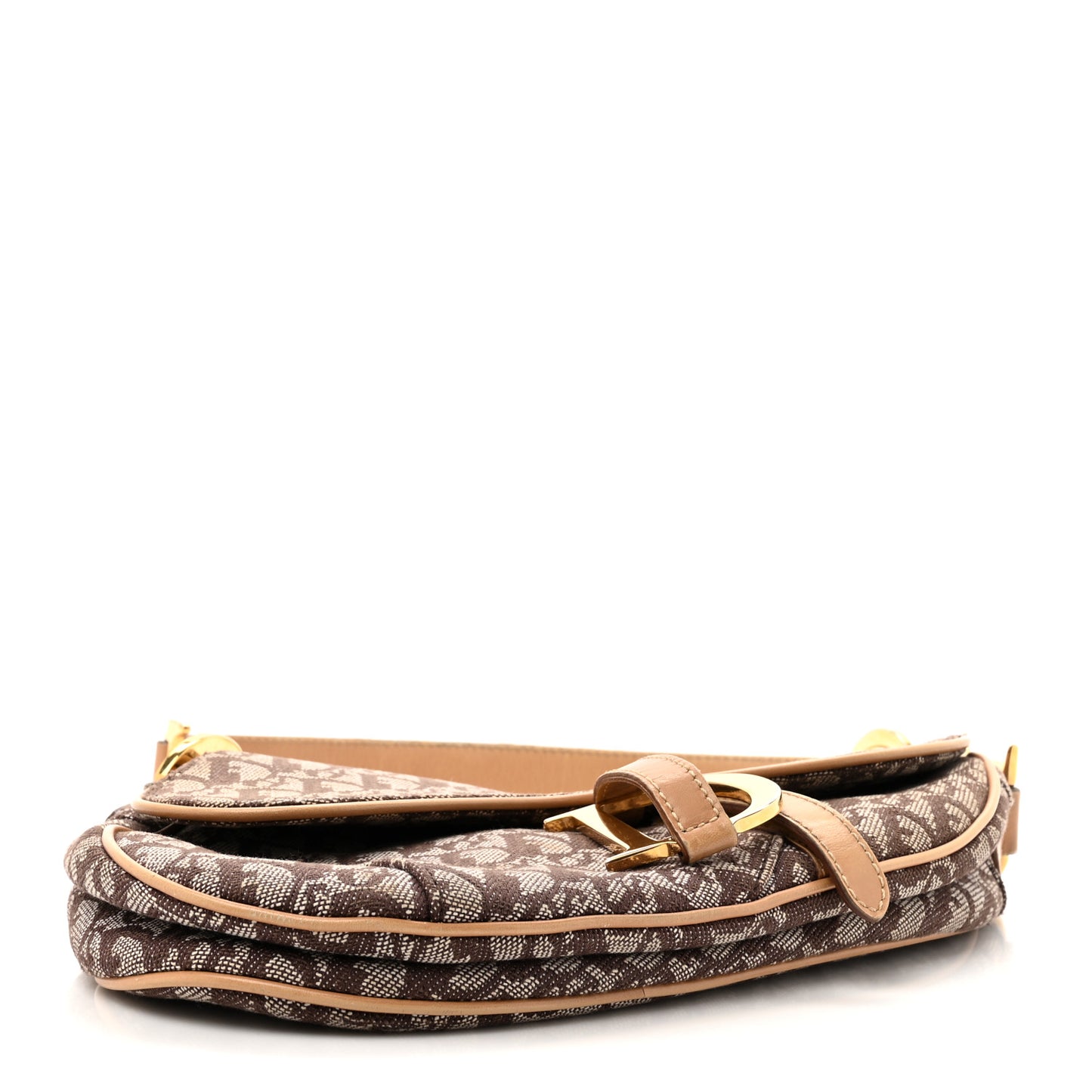 Monogram Saddle Bag Brown