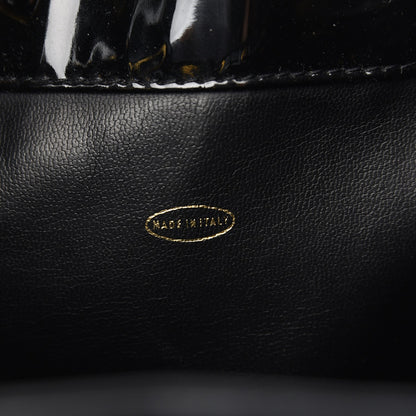 Chanel Patent CC Drawstring Shoulder Bag Black 6 of 8