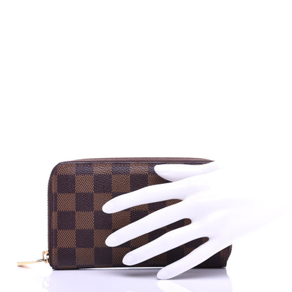 Louis Vuitton Damier Ebene Zippy Compact Wallet 2 of 9