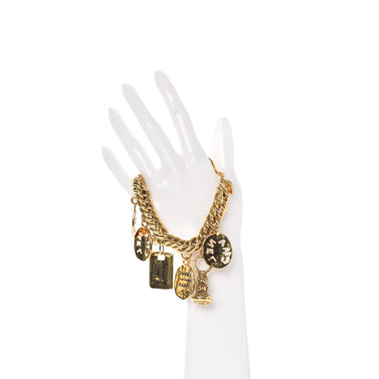 Chanel Metal Bijoux Charm Bracelet Gold 2 of 4