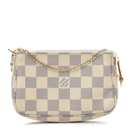Louis Vuitton Damier Azur Mini Pochette Accessories 1 of 8