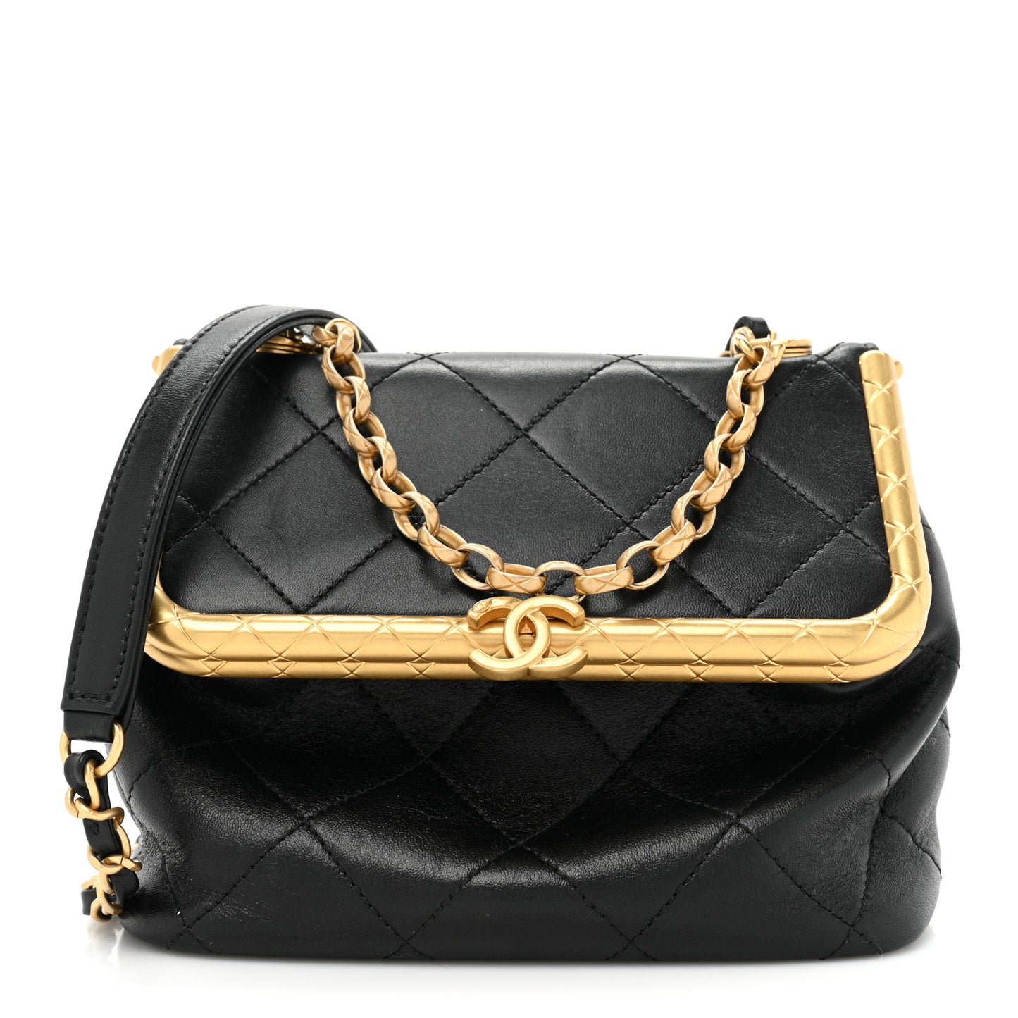 Lambskin Quilted My Crush Bag Black