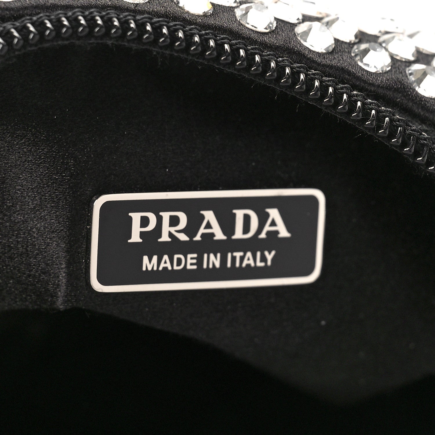 Prada Satin Crystal Mini Re-Edition 2000 Bag Cristal 6 of 8
