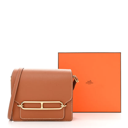 Hermes Evercolor Mini Sac Roulis Gold 11 of 11