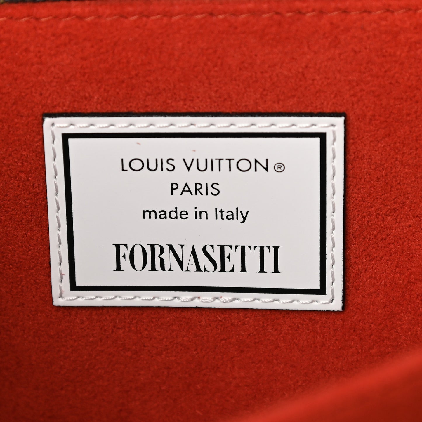 X FORNASETTI Monogram Cameo Pochette Metis