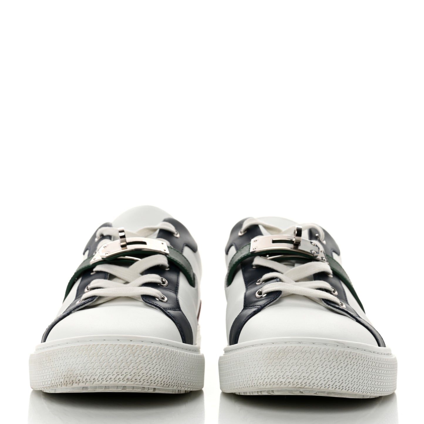 Calfskin Day Sneakers 41 Multicolor White