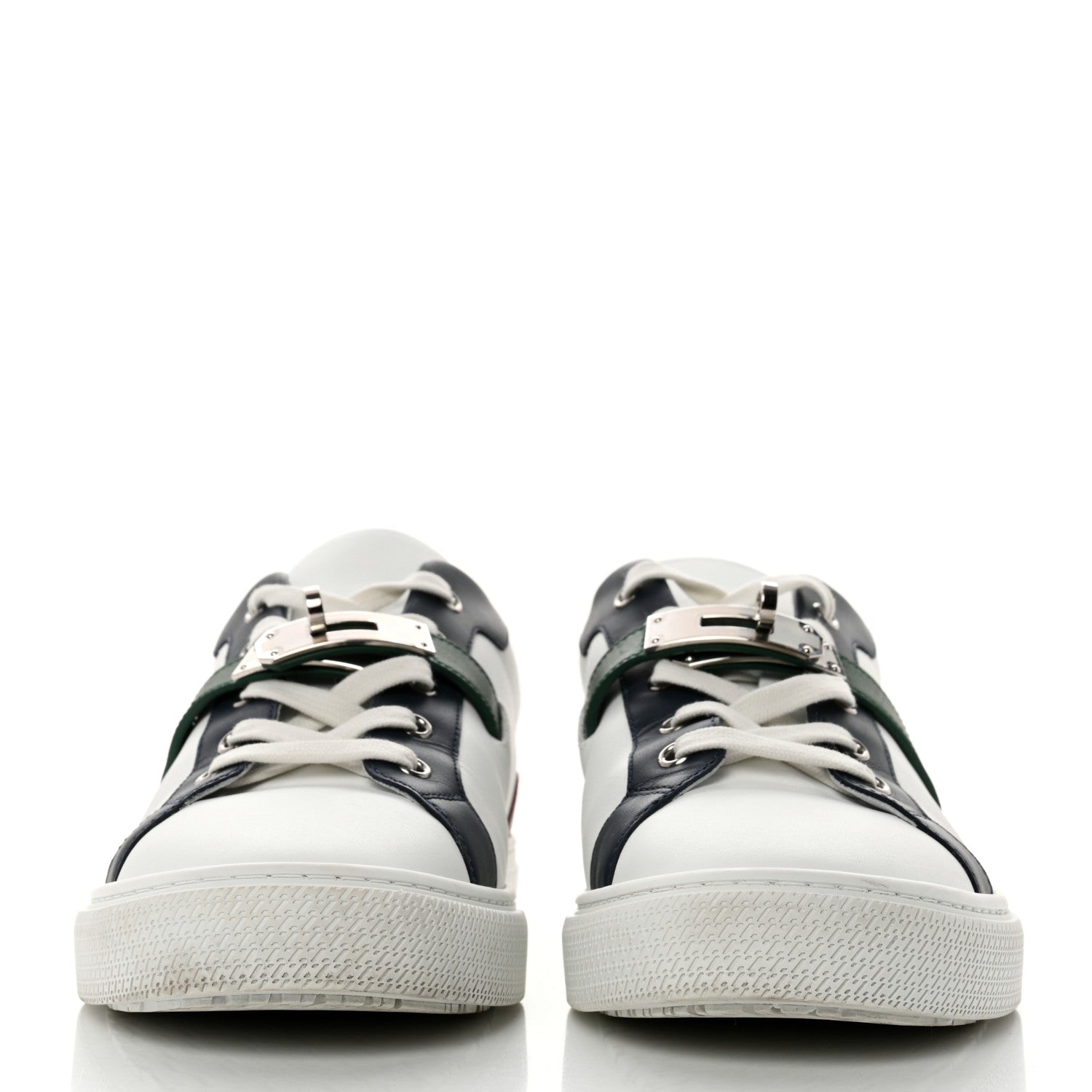 Hermes Calfskin Day Sneakers 41 Multicolor White 2 of 8