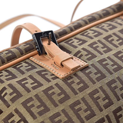 Fendi Zucchino Zip Top Tote Beige 13 of 16