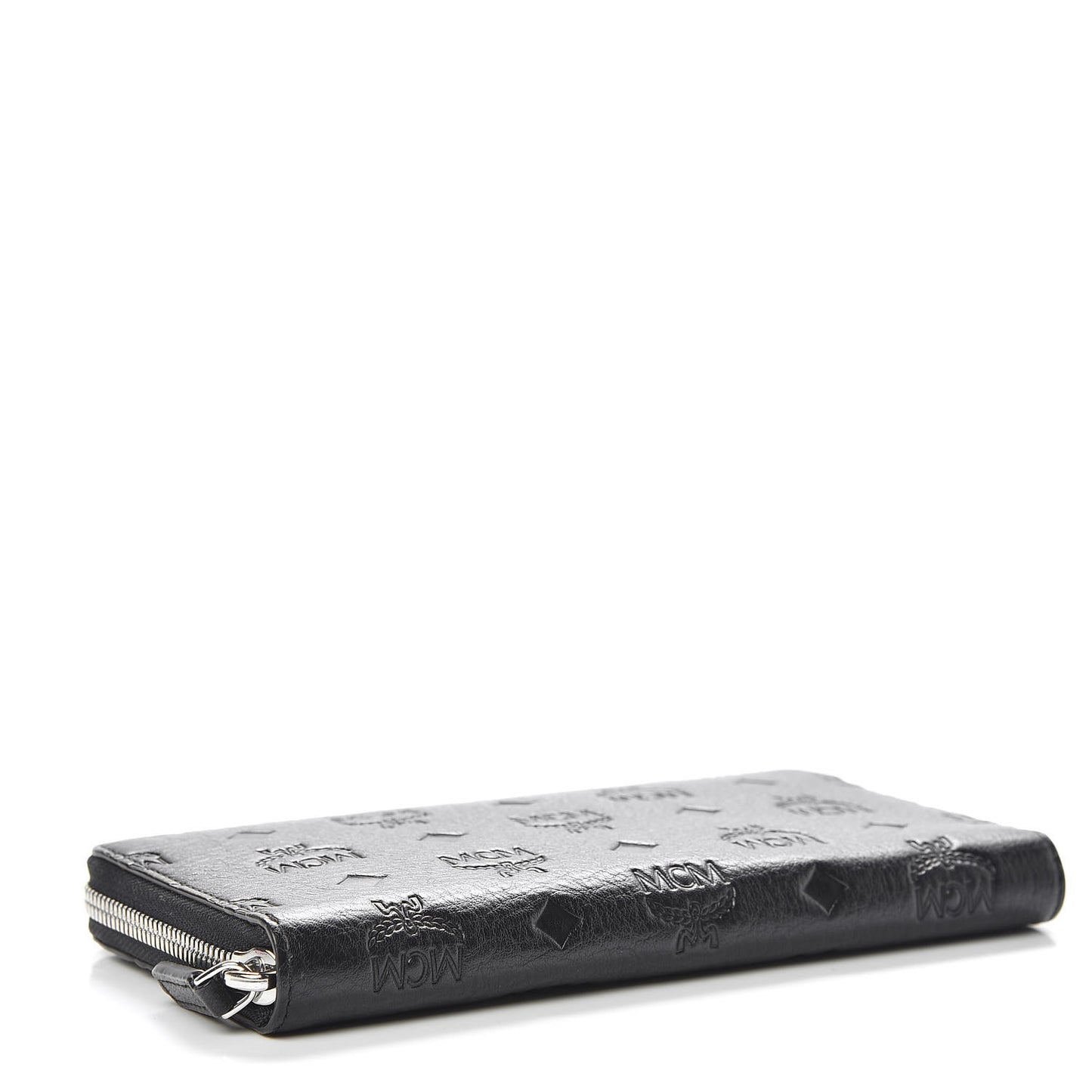 Calfskin Ottomar Monogram Klara Zip Wallet Black