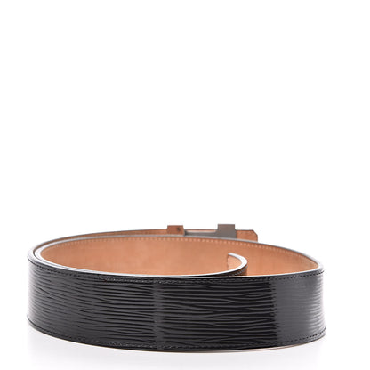 Louis Vuitton Epi Electric 40mm LV Initiales Belt 80 32 Black 3 of 8