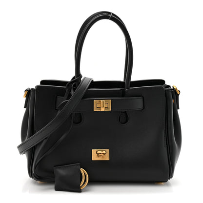 Balenciaga Smooth Calfskin Mini Bel Air Carry All Bag Black 1 of 9