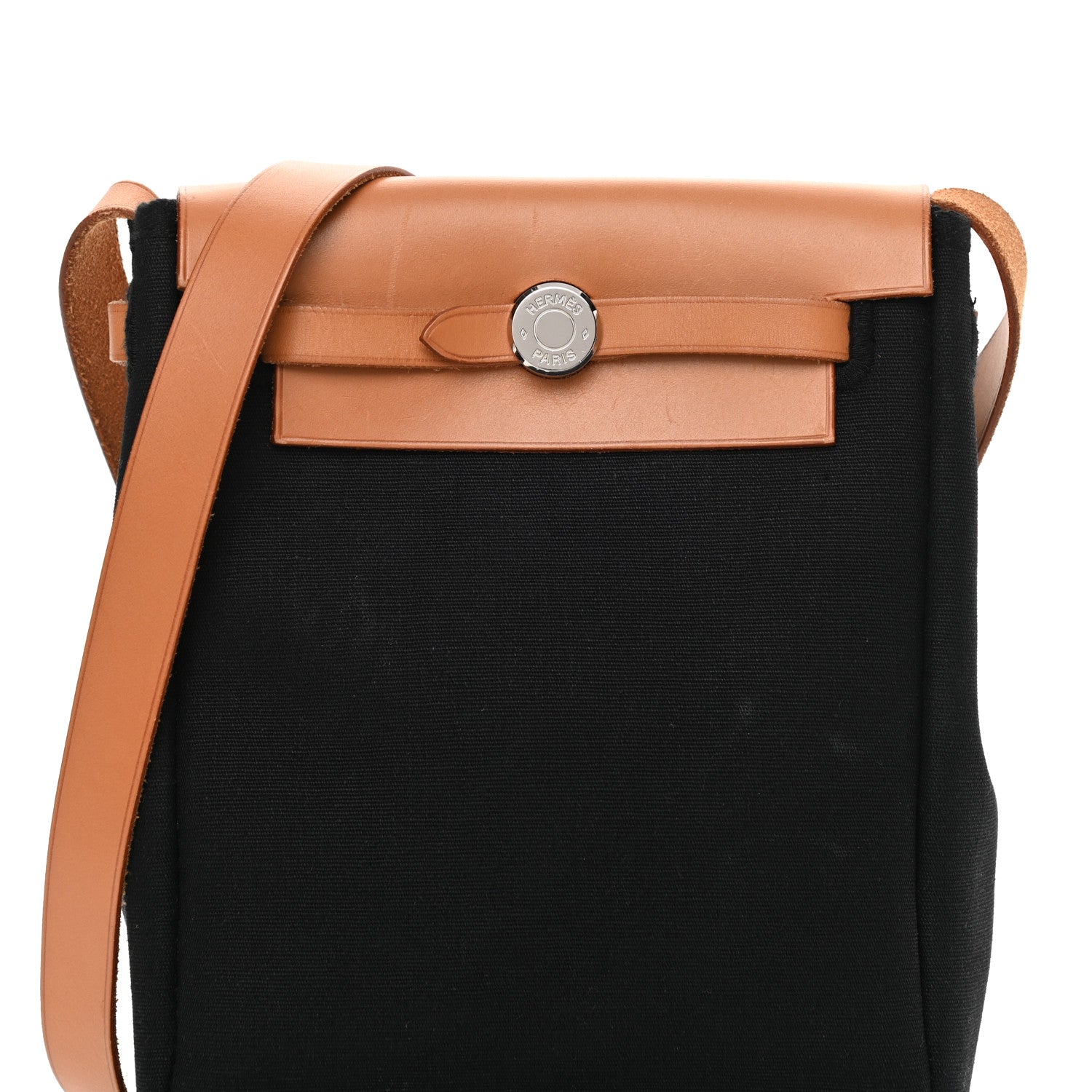 Hermes Toile Vache Calfskin Herbag TPM Natural 9 of 14