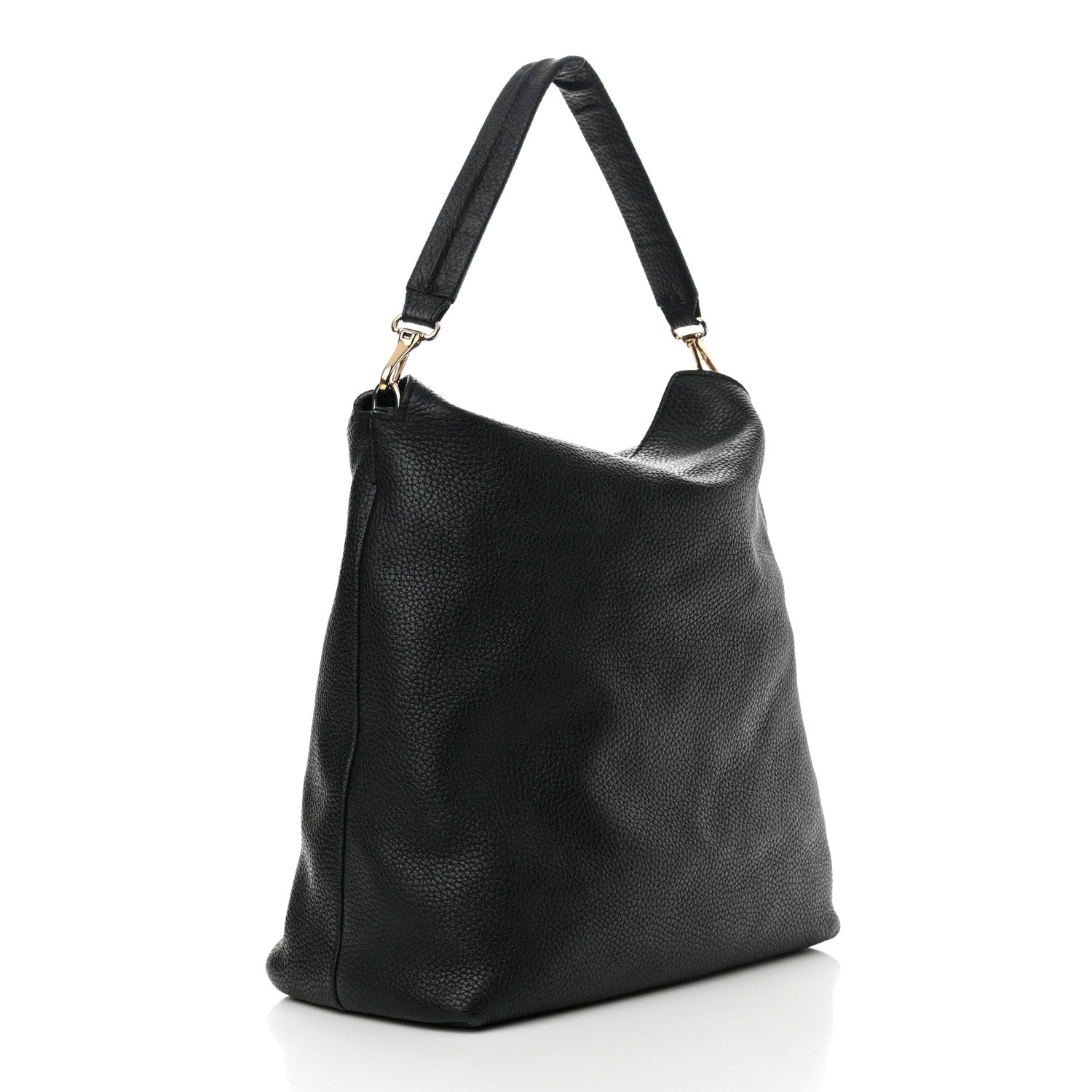 Burberry London Grainy Calfskin Medium Cale Hobo Black 3 of 16