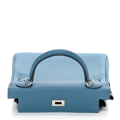 Hermes Togo Kelly Retourne 25 Azur 15 of 36
