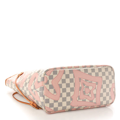 Louis Vuitton Damier Azur Tahitienne Neverfull MM 4 of 14