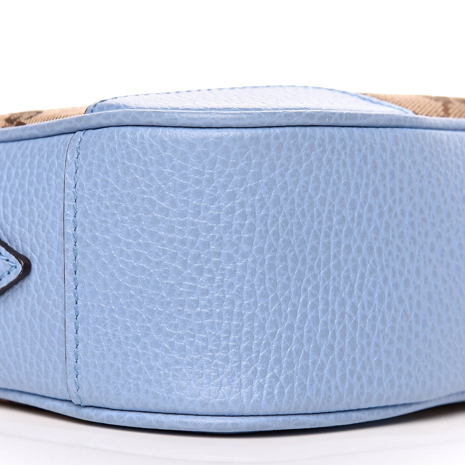 Gucci Monogram Mini Bree Messenger Bag Beige Mineral Blue 9 of 11