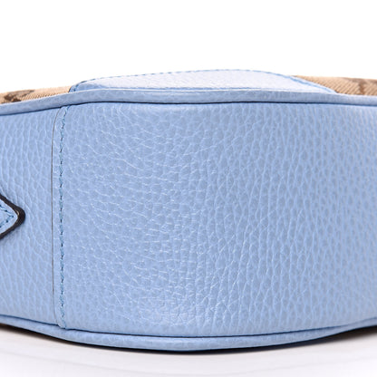 Gucci Monogram Mini Bree Messenger Bag Beige Mineral Blue 9 of 11