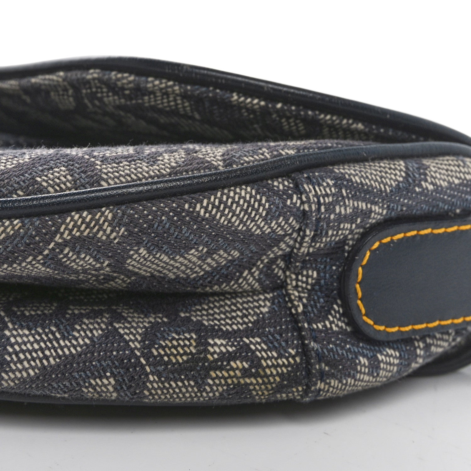 Christian Dior Monogram Saddle Bag Blue 8 of 11