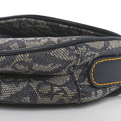 Christian Dior Monogram Saddle Bag Blue 8 of 11