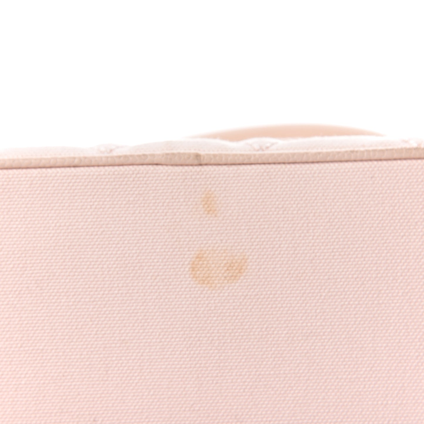 Canvas Quilted Medallion Tote Light Pink