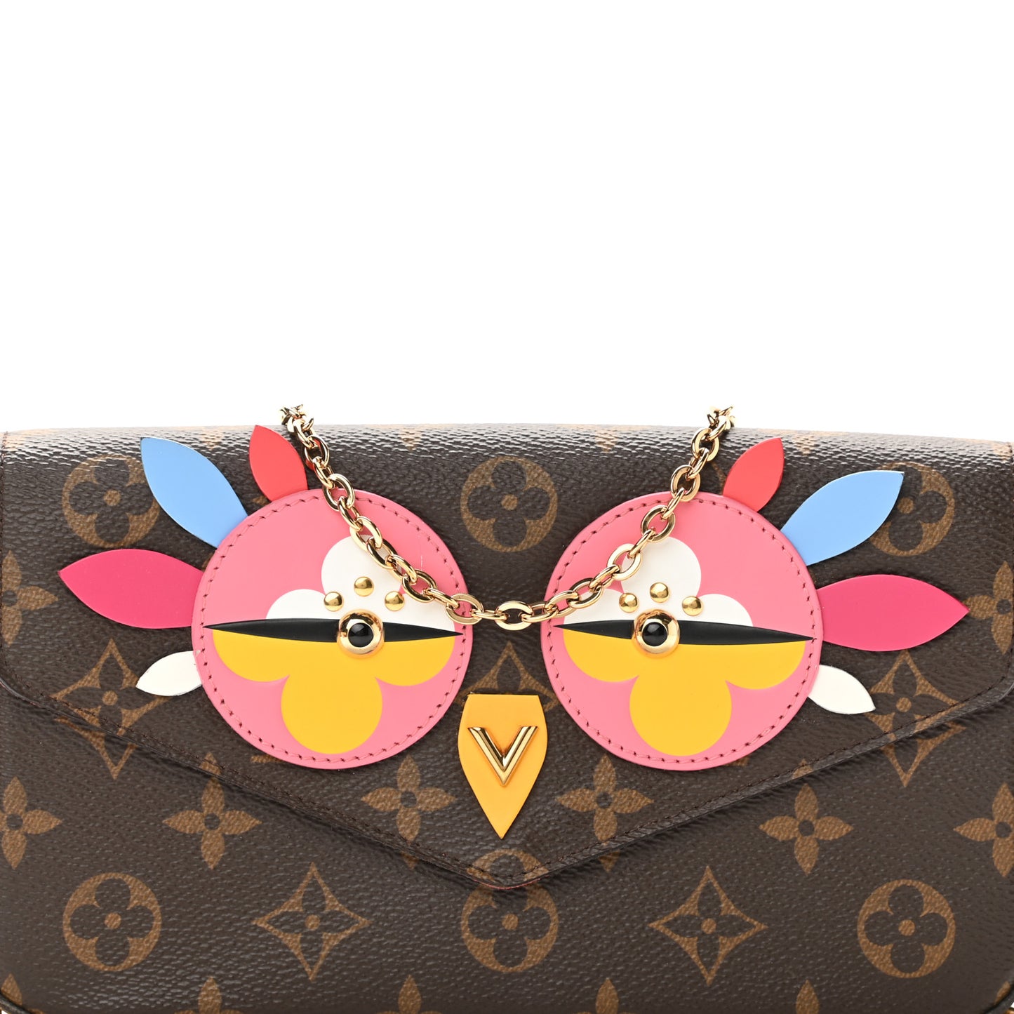 Monogram Lovely Birds Pochette Felicie Chain Wallet