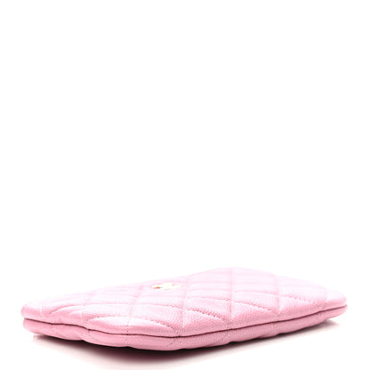 Chanel Caviar Quilted Small Cosmetic Case Pink 4 of 8