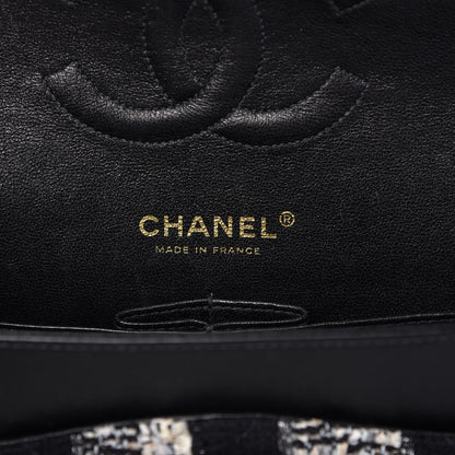 Chanel Tweed Quilted Medium Double Flap Multicolor 8 of 10