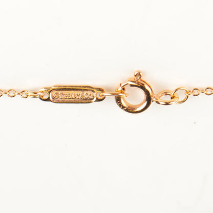 Tiffany 18K Rose Gold Mini Heart Lock Pendant Necklace 4 of 4