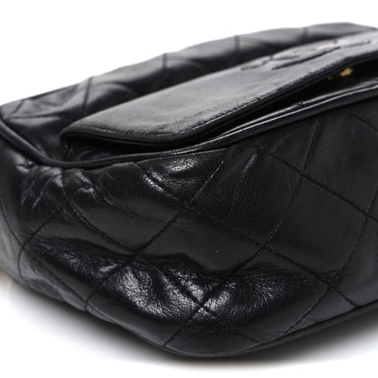 Chanel Lambskin Quilted Tassel Camera Case Black 8 of 10