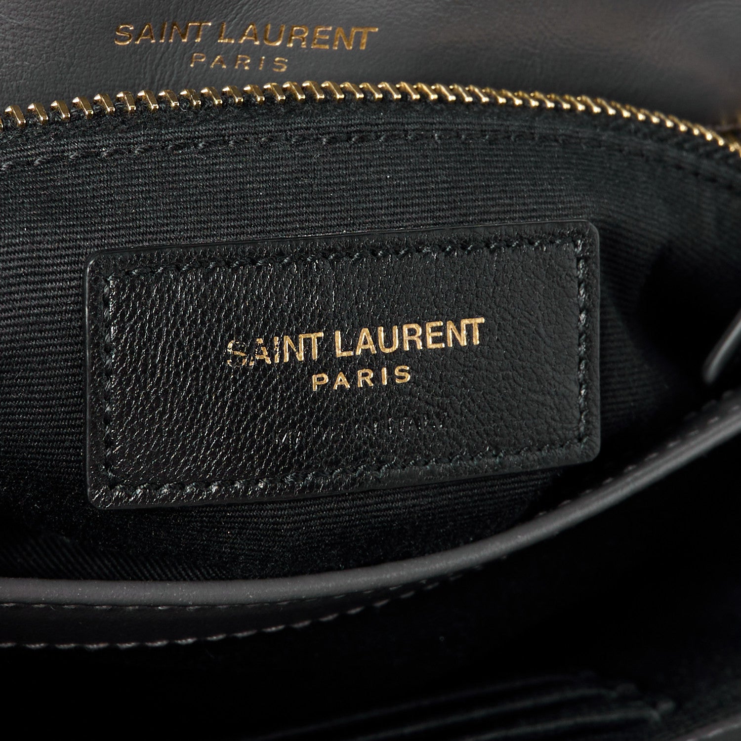 Saint Laurent Calfskin Y Quilted Monogram Toy Loulou Crossbody Bag Storm 7 of 11
