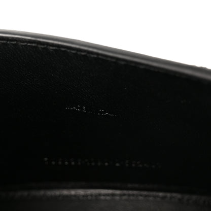 Balenciaga Strass Suede Allover Logo Hourglass Top Handle Bag XS with Chain Black White 8 of 11