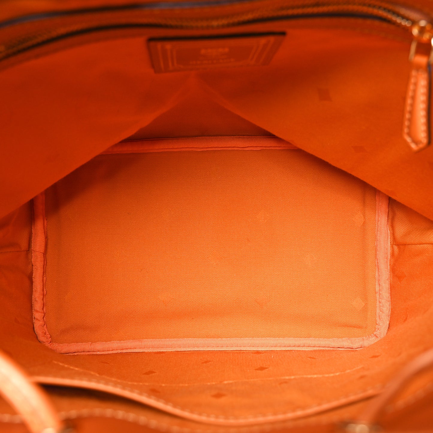 Visetos Small Heritage Drawstring Bucket Bag Cognac