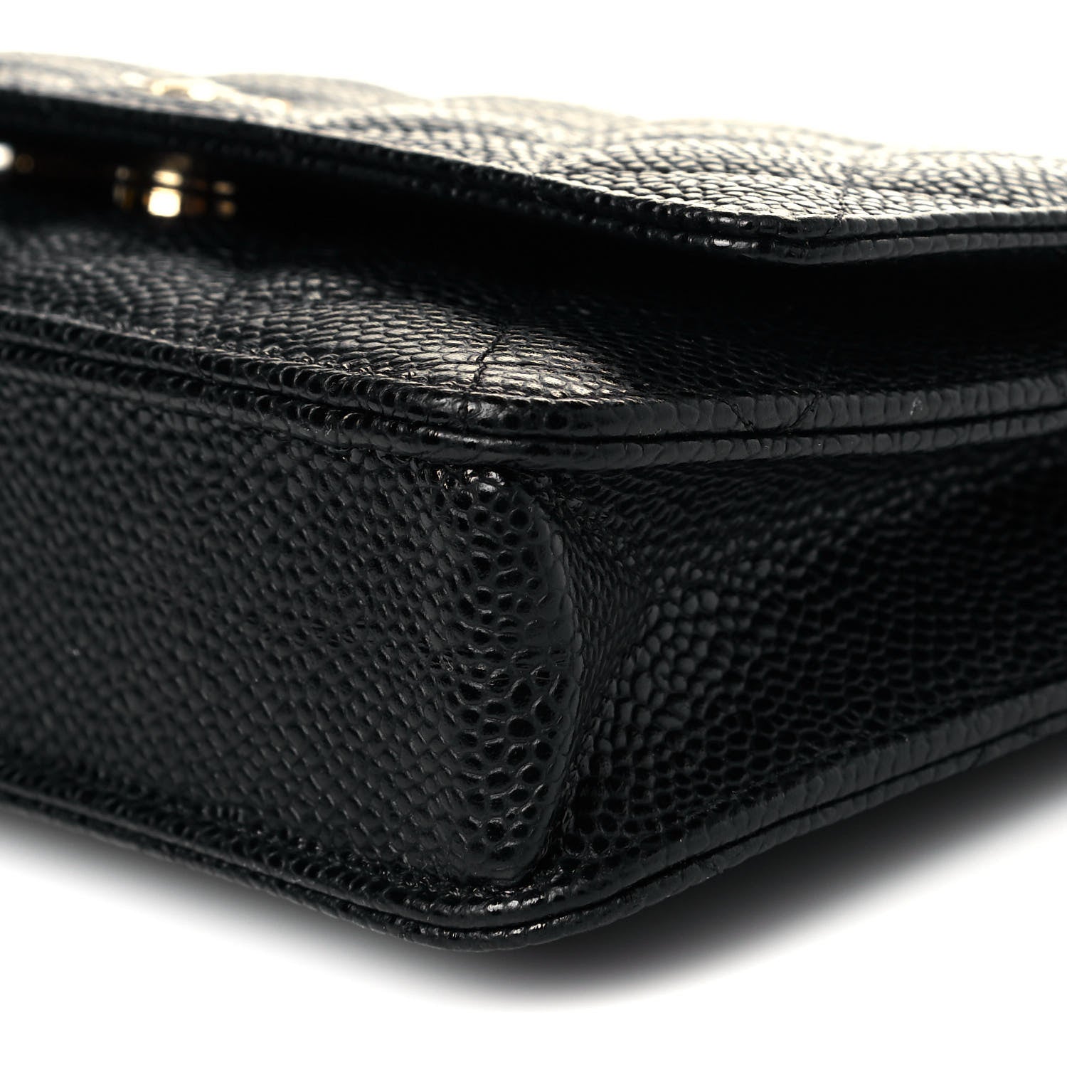 Chanel Caviar Quilted Wallet On Chain WOC Black 8 of 8