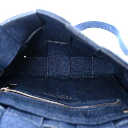 Bottega Veneta Denim Maxi Intrecciato Cassette Crossbody Bag Indigo 5 of 10