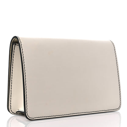 Christian Dior Smooth Calfskin Dio(r)evolution Flap Clutch White 3 of 13