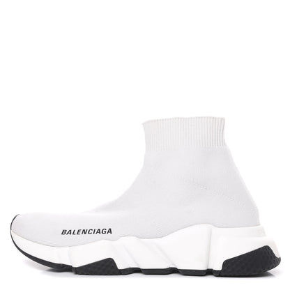 Balenciaga Neoprene Knit Womens Speed Sneakers 36 White 1 of 8