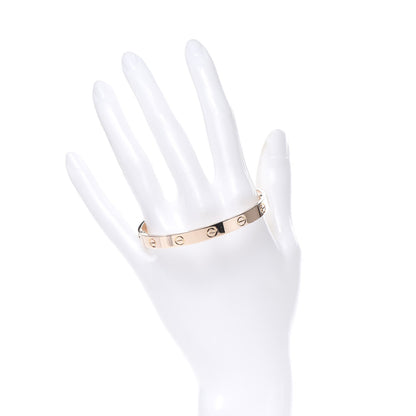 Cartier 18K Pink Gold LOVE Bracelet 17 2 of 7