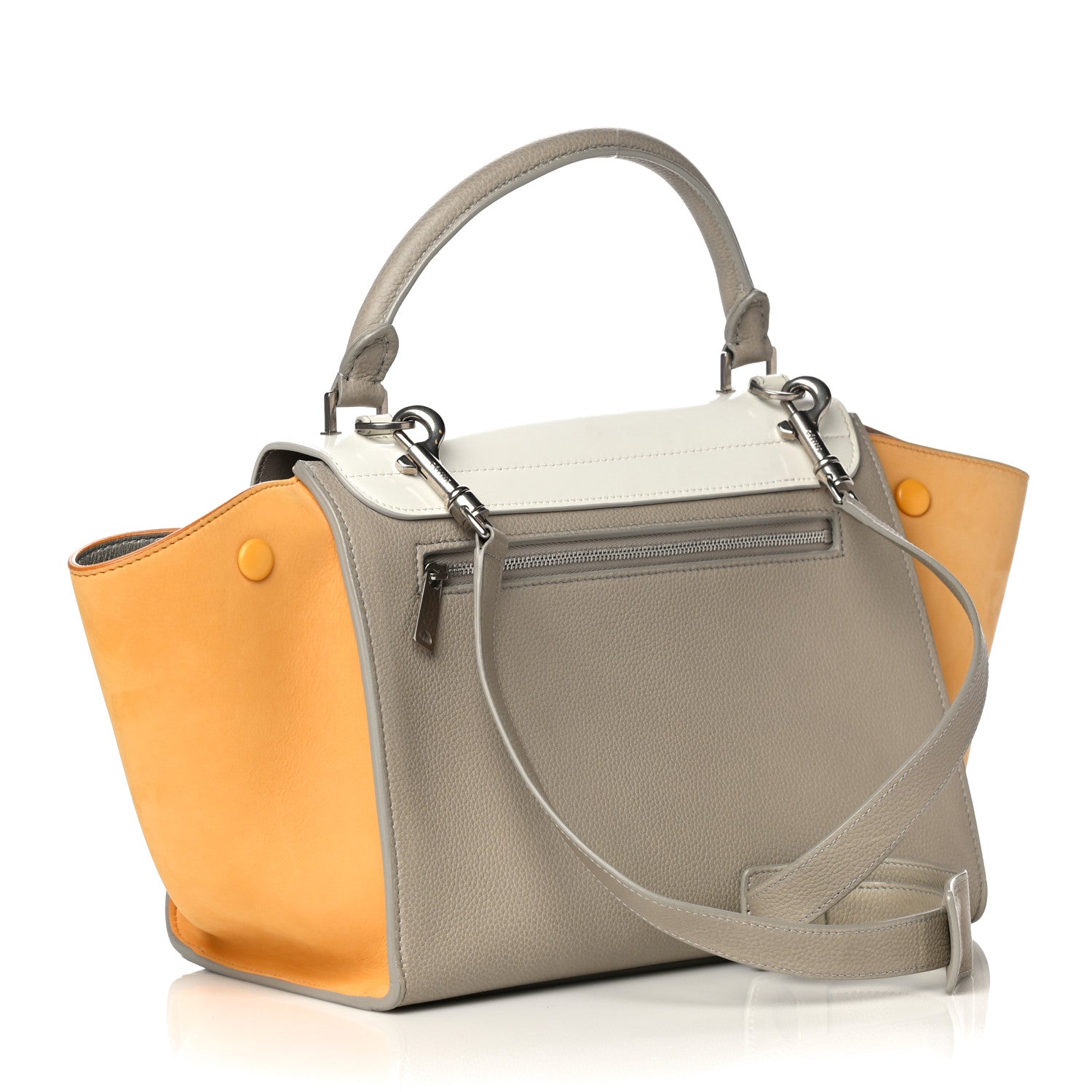Celine Smooth Calfskin Medium Tri-Color Trapeze Butter 3 of 9