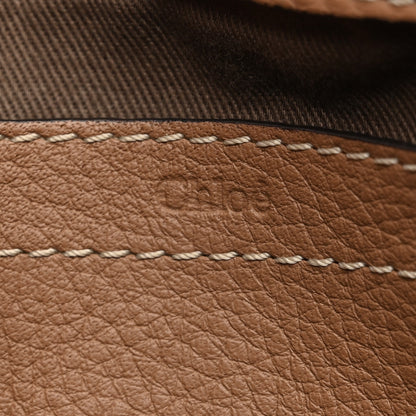 Chloe Grained Calfskin Small Marcie Saddle Bag Nut 6 of 9