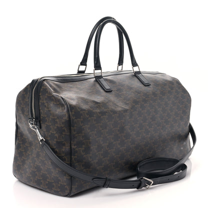 Celine X DAVID WEISS Triomphe Canvas Waves Large Voyage Duffle Black Multicolor 3 of 7