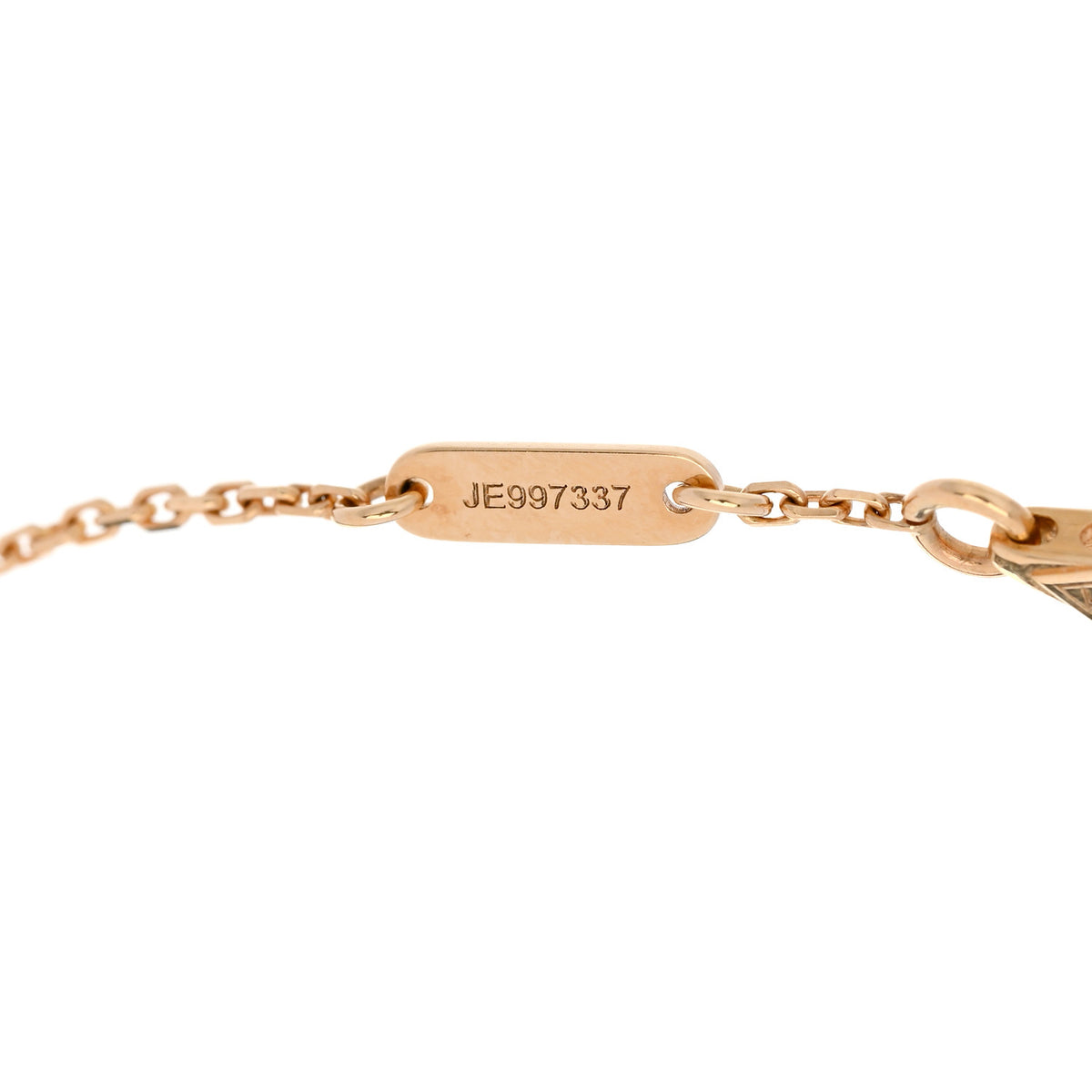 18K Yellow Gold Mother of Pearl Sweet Alhambra Bracelet