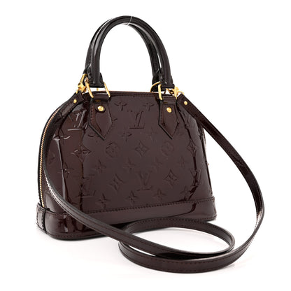 Louis Vuitton Vernis Alma BB Amarante 3 of 13