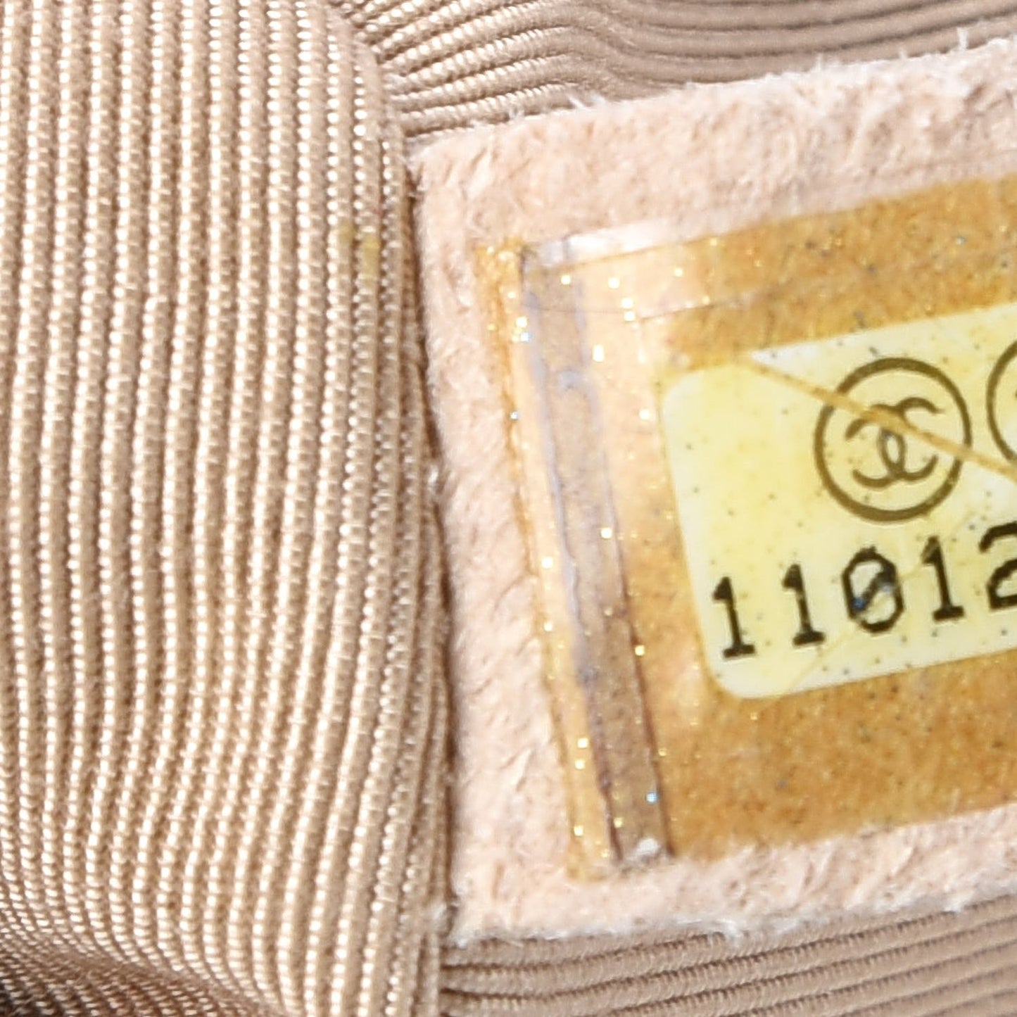 Lambskin Ostrich Pony Hair Quilted Patchwork Precious Symbols Flap Bag Beige