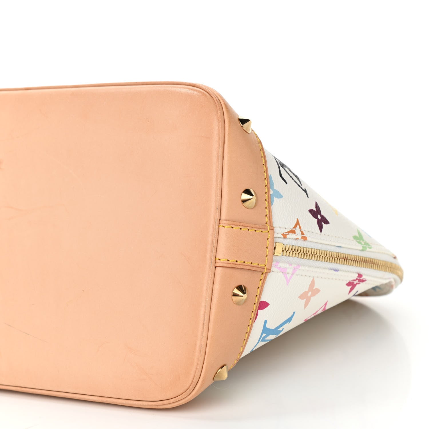 Louis Vuitton Monogram Multicolor Alma White 10 of 11
